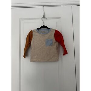 Old Navy Colorblock Long Sleeve Tee Size 6-12mo